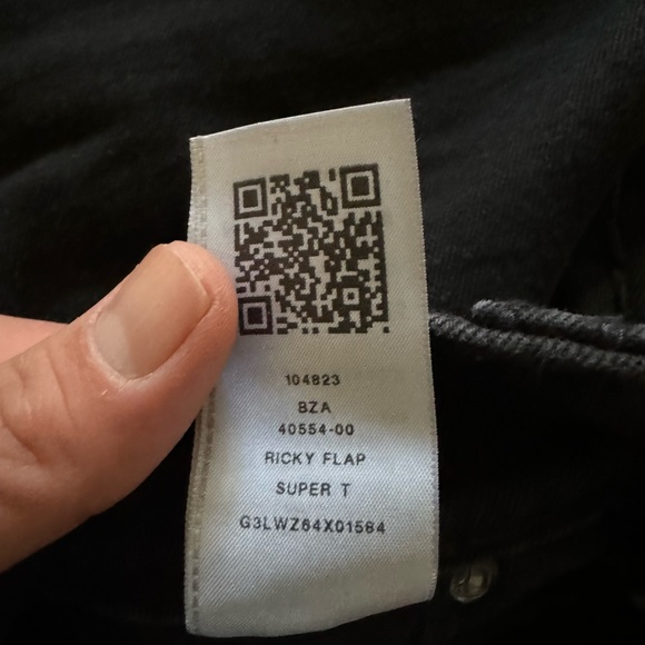 True religion relaxed straight black jeans size 32 - Picture 5 of 6